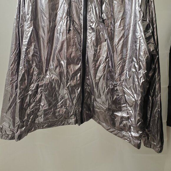 Metallic 3X Avon Hooded Jacket Y2K - Picture 2 of 12